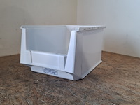 Ca. 80x magazijnbakken met grijp opening, wit - afbeelding 4 van  5