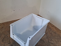 Ca. 80x magazijnbakken met grijp opening, wit - afbeelding 5 van  5