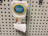 Ca. 80x sokken-paar diabetic, 2-pack, wit - afbeelding 1 van  3