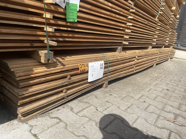 Ca. 81x douglas zweeds rabat, 21x190mm, lengte 500cm - afbeelding 4 van  4