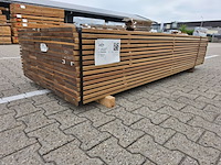 Ca. 81x guyana ipé planken geschaafd, 21x140mm, lengte 31/335cm, 37/365cm, 13/395cm - afbeelding 2 van  4