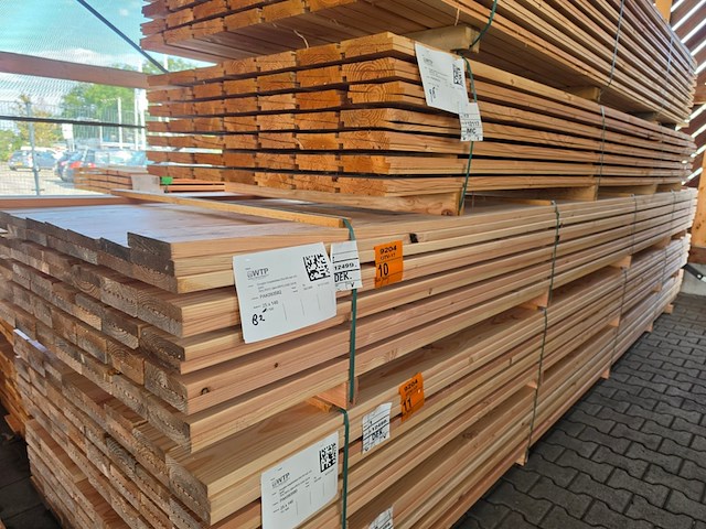 Ca. 82x doulgas vlonderplanken, 25x140mm, lengte 500cm - afbeelding 4 van  4