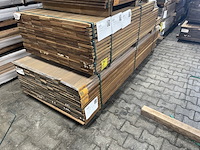 Ca. 82x guyana ipé planken geschaafd, 21x90mm, lengte 245cm - afbeelding 4 van  4