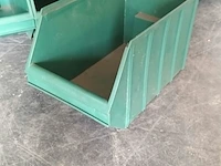 Ca. 82x magazijnbakken met grijp opening, overtoom, groen - afbeelding 3 van  4