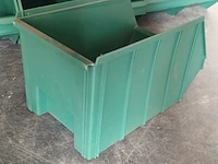 Ca. 82x magazijnbakken met grijp opening, overtoom, groen - afbeelding 4 van  4
