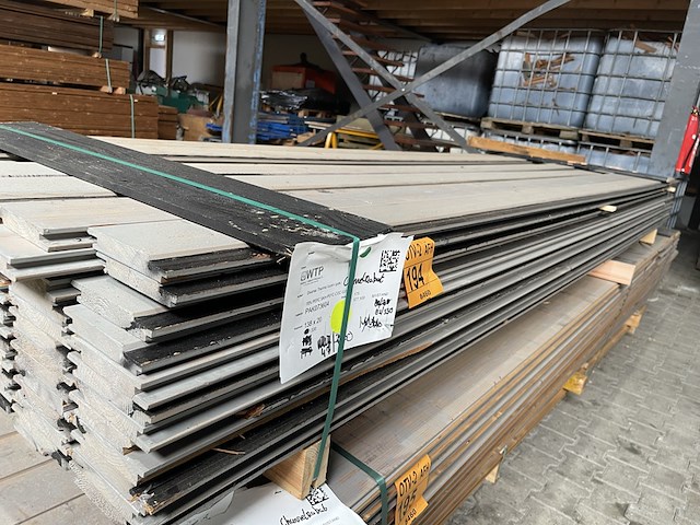 Ca. 82x thermo vuren channelsiding, 20x138mm, lengte 330cm - afbeelding 2 van  3