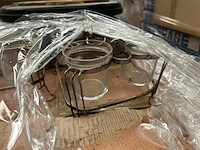Ca. 82x woonaccessoires w.o. klokken en waxinelichthouders - afbeelding 2 van  4
