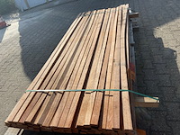 Ca. 83x angelim pedra latten geschaafd, 20x45mm, lengte 80/215cm, 3/245cm - afbeelding 1 van  3
