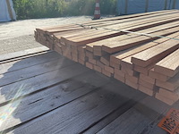 Ca. 83x angelim pedra latten geschaafd, 20x45mm, lengte 80/215cm, 3/245cm - afbeelding 3 van  3