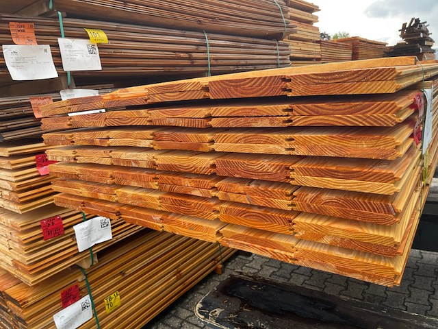 Ca. 83x douglas veer en groef, 18x185mm, lengte 300cm - afbeelding 3 van  3