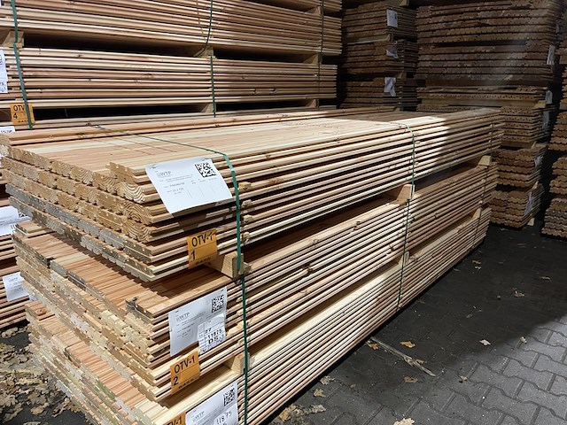 Ca. 84x douglas design- triple- deens profiel, 22x142mm, lengte 300cm - afbeelding 4 van  4