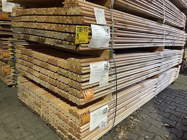 Ca. 84x douglas design- triple- deens profiel, 22x142mm, lengte 300cm - afbeelding 4 van  4