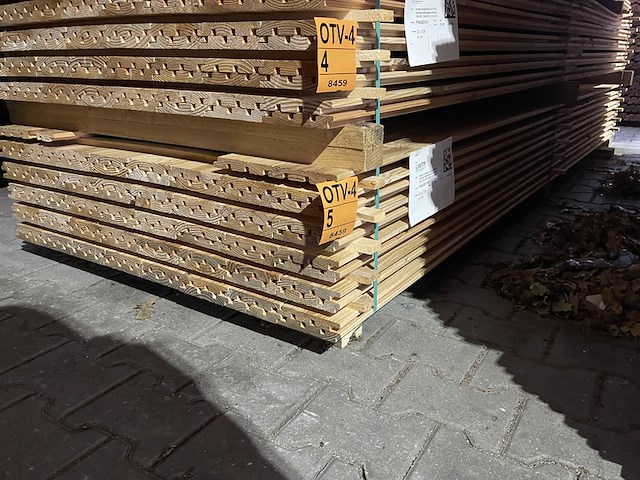 Ca. 84x douglas design- triple- deens profiel, 22x142mm, lengte 300cm - afbeelding 4 van  4