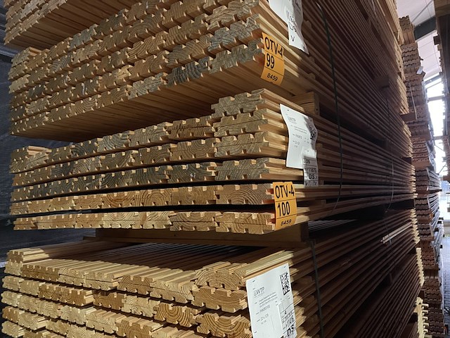 Ca. 84x douglas design- triple- deens profiel, 22x142mm, lengte 300cm - afbeelding 4 van  4