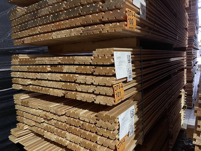 Ca. 84x douglas design- triple- deens profiel, 22x142mm, lengte 300cm - afbeelding 4 van  4