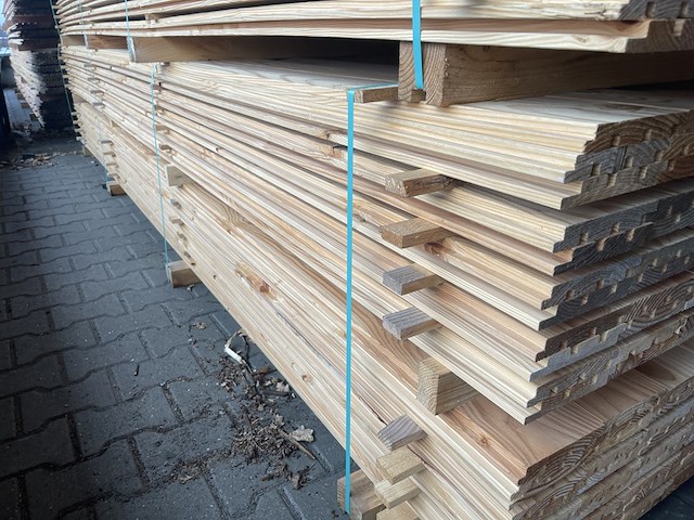 Ca. 84x douglas design- triple- deens profiel, 22x142mm, lengte 400cm - afbeelding 4 van  4