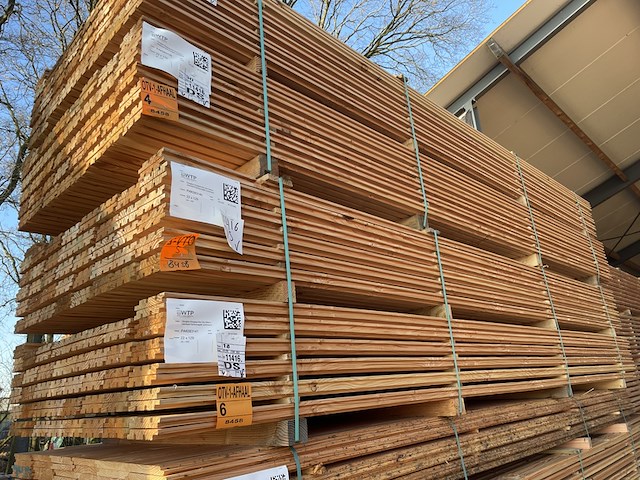 Ca. 84x douglas design- triple- deens profiel, 22x142mm, lengte 400cm - afbeelding 4 van  4