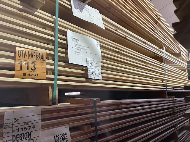 Ca. 84x douglas design- triple- deens profiel, 22x142mm, lengte 400cm - afbeelding 4 van  4