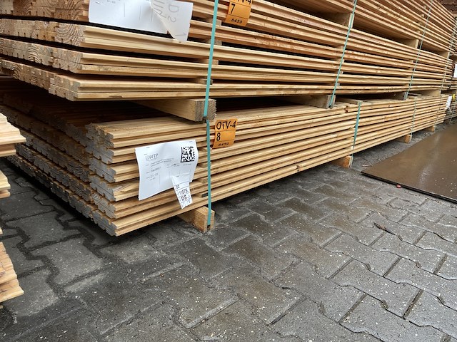 Ca. 84x douglas design- triple- deens profiel, 22x142mm, lengte 400cm - afbeelding 4 van  4