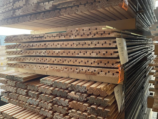 Ca. 84x douglas design- triple- deens profiel, 22x142mm, lengte 400cm - afbeelding 4 van  4