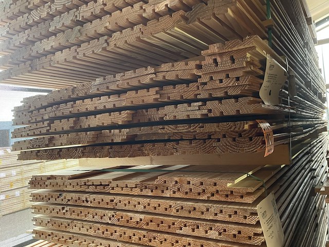 Ca. 84x douglas design- triple- deens profiel, 22x142mm, lengte 400cm - afbeelding 4 van  4