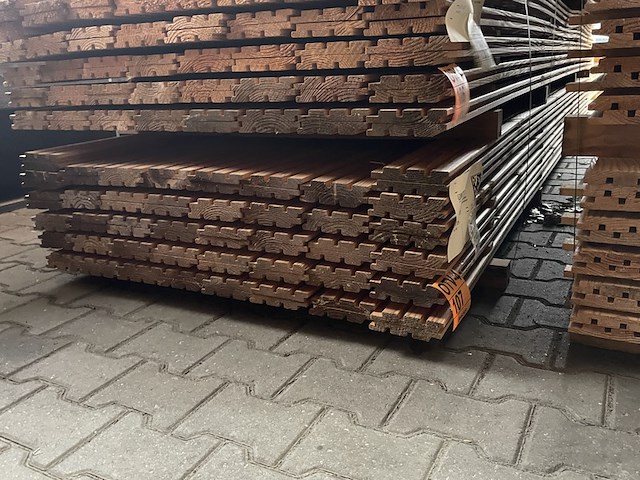 Ca. 84x douglas design- triple- deens profiel, 22x142mm, lengte 400cm - afbeelding 4 van  4