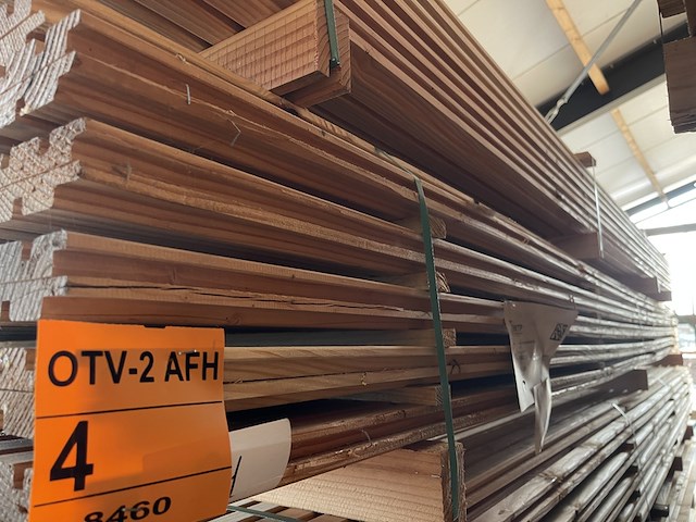 Ca. 84x douglas design- triple- deens profiel, 22x142mm, lengte 400cm - afbeelding 4 van  4