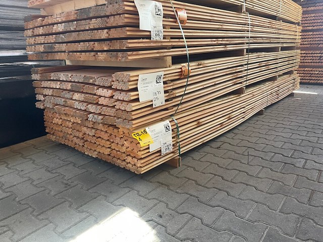 Ca. 84x douglas design- triple- deens profiel, 22x142mm, lengte 400cm - afbeelding 4 van  4