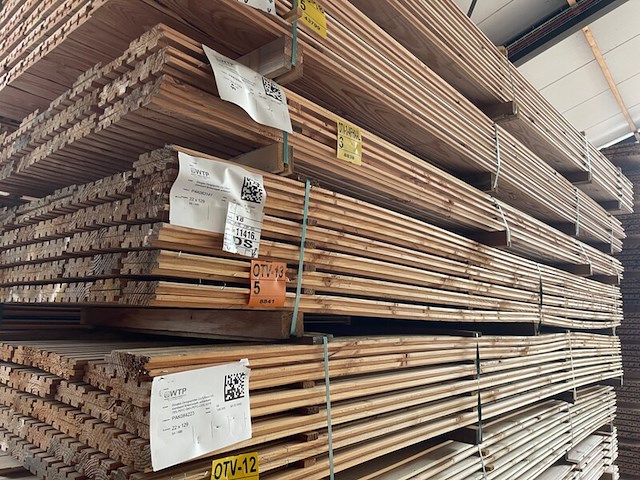 Ca. 84x douglas design- triple- deens profiel, 22x142mm, lengte 400cm - afbeelding 4 van  4