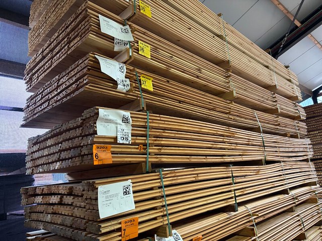 Ca. 84x douglas design- triple- deens profiel, 22x142mm, lengte 400cm - afbeelding 4 van  4