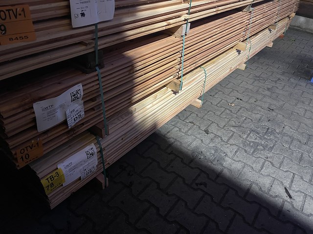 Ca. 84x douglas design- triple- deens profiel, 22x142mm, lengte 500cm - afbeelding 4 van  4
