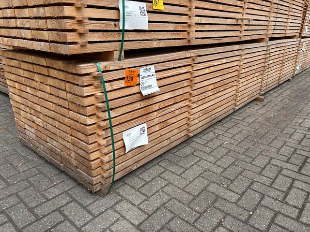 Ca. 84x douglas planken fijnbezaagd, 43x175mm, lengte 500cm - afbeelding 4 van  4