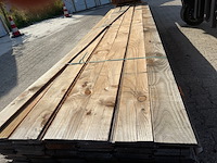 Ca. 84x douglas wisselsponning, 18x190mm, lengte 500cm - afbeelding 1 van  3