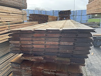 Ca. 84x douglas wisselsponning/halfhoutsrabat, 18x185mm, lengte 500cm - afbeelding 3 van  3
