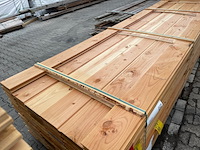 Ca. 84x douglas wisselsponning/halfhoutsrabat, 18x190mm, lengte 400cm - afbeelding 1 van  3