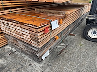 Ca. 84x douglas wisselsponning/halfhoutsrabat, 18x190mm, lengte 500cm - afbeelding 2 van  3
