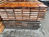 Ca. 84x douglas wisselsponning/halfhoutsrabat, 18x190mm, lengte 500cm - afbeelding 3 van  3