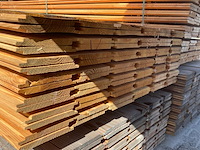 Ca. 84x douglas wisselsponning/halfhoutsrabat, 18x190mm, lengte 500cm - afbeelding 2 van  3