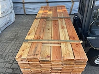 Ca. 84x douglas zweeds rabat, 26x190mm, lengte 300cm