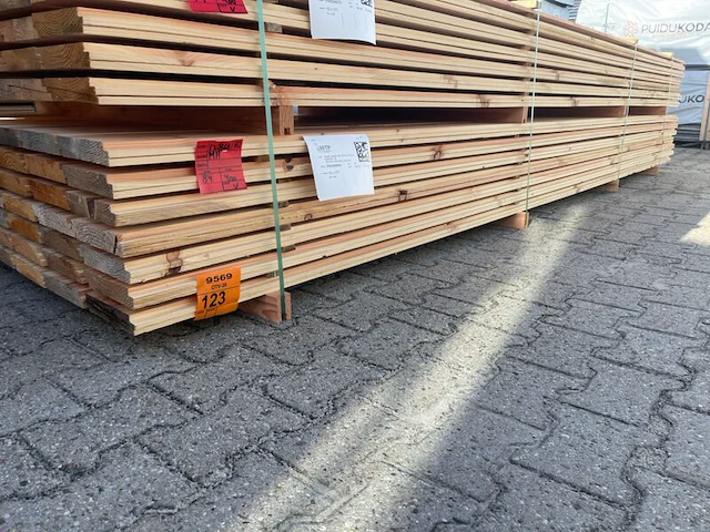 Ca. 84x douglas zweeds rabat, 26x190mm, lengte 400cm - afbeelding 3 van  3