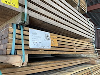 Ca. 84x guyana ipé planken geschaafd, 25x70mm, lengte 155cm - afbeelding 4 van  4