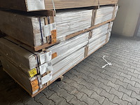 Ca. 84x guyana teak dekdelen gevingerlast, 21x70mm, lengte 300cm - afbeelding 4 van  4