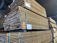 Ca. 84x guyana teak planken geschaafd - afbeelding 4 van  4