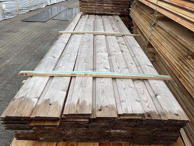 Ca. 84x thermo vuren channelsiding, 18x142mm, lengte 5/250cm, 79/300cm - afbeelding 1 van  3