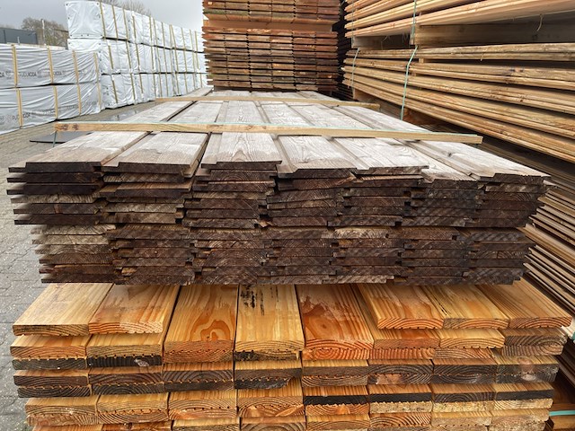 Ca. 84x thermo vuren channelsiding, 18x142mm, lengte 5/250cm, 79/300cm - afbeelding 3 van  3