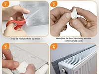 Ca. 84x thermoshield radiatorfolie, tomassio, radiatorfolie / isolatiefolie, zilver, 2026 - afbeelding 4 van  6