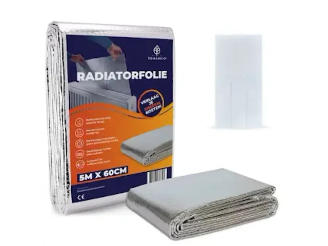 Ca. 84x thermoshield radiatorfolie, tomassio, radiatorfolie / isolatiefolie, zilver, 2026 - afbeelding 2 van  6