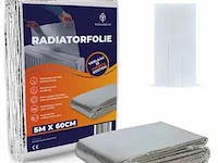 Ca. 84x thermoshield radiatorfolie, tomassio, radiatorfolie / isolatiefolie, zilver, 2026 - afbeelding 2 van  6