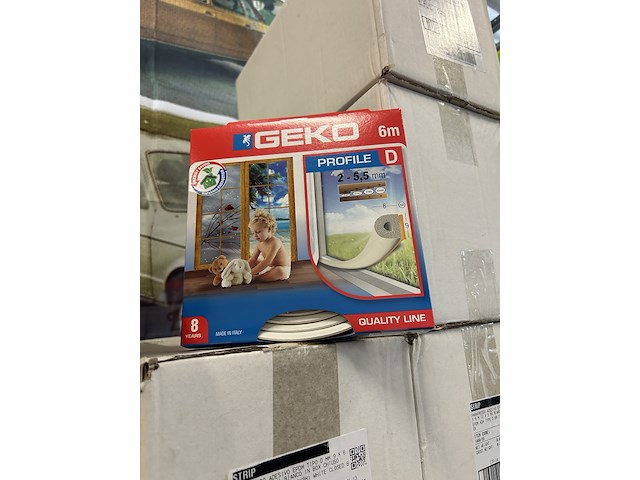 Ca. 84x tochtstrip d-profiel geko - afbeelding 1 van  3