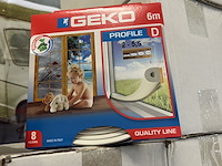 Ca. 84x tochtstrip d-profiel geko